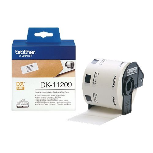 brother DK-11209, DK-Label, 28,9 mm x 62 mm, 800 St.